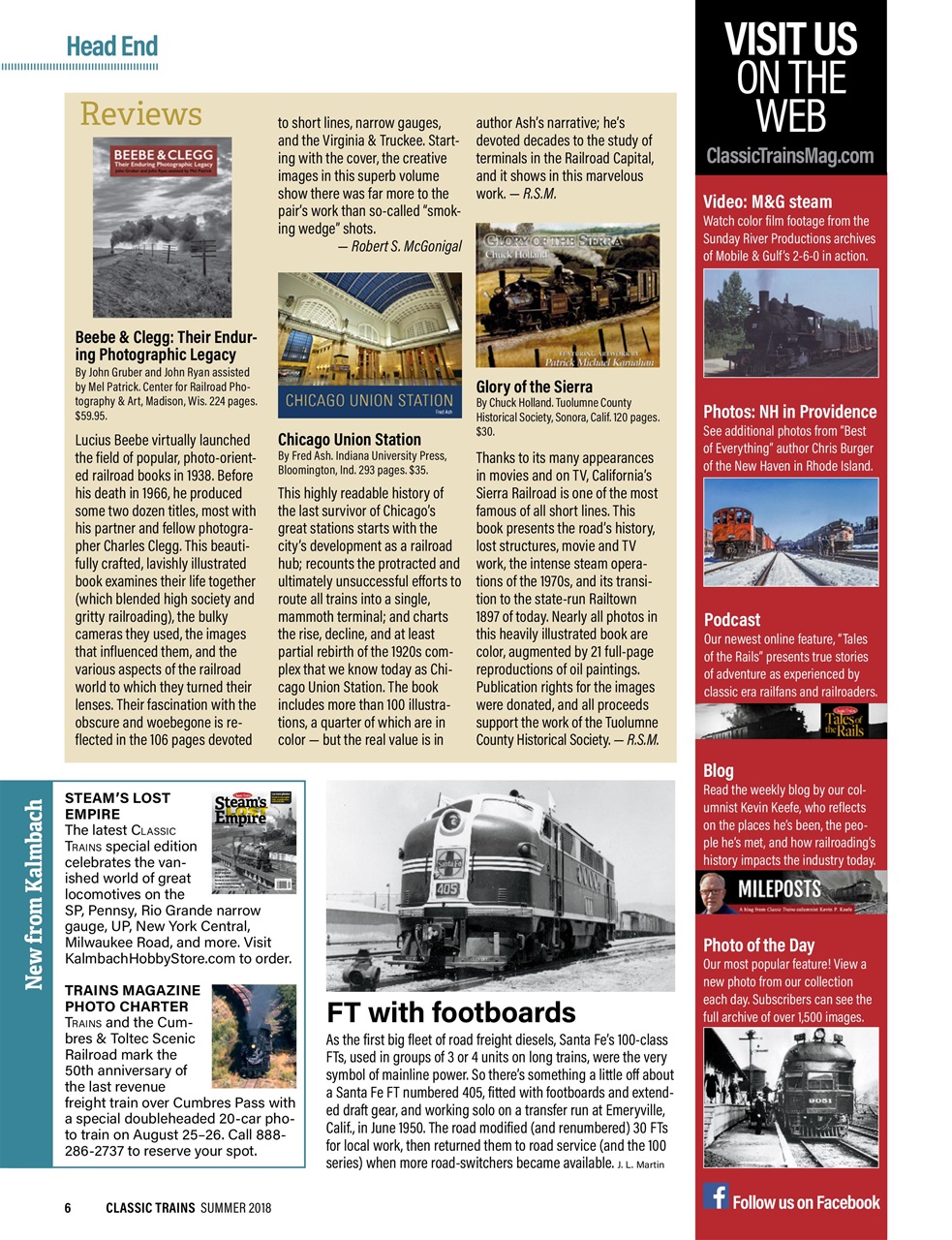 Classic Trains Preview Pages