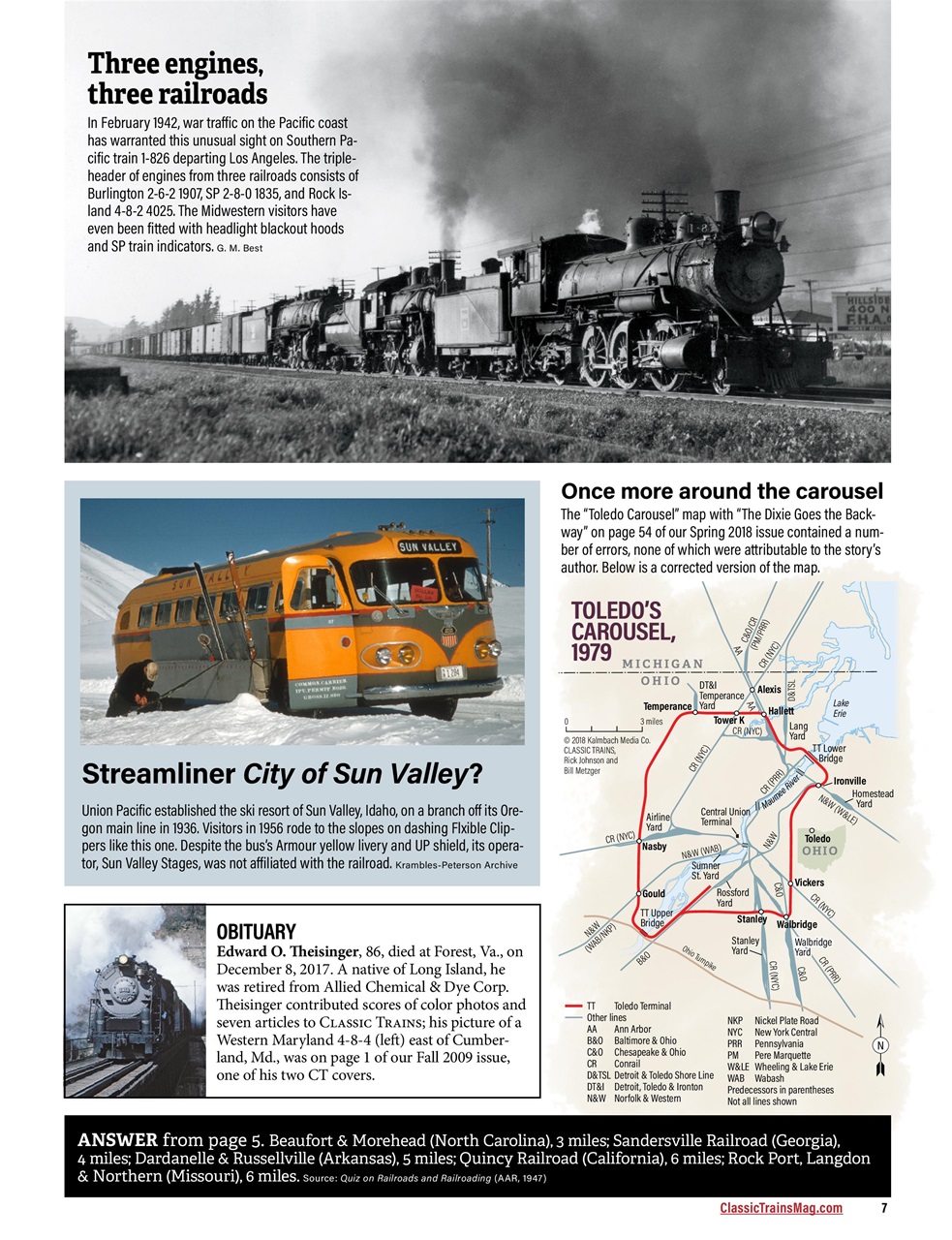 Classic Trains Preview Pages