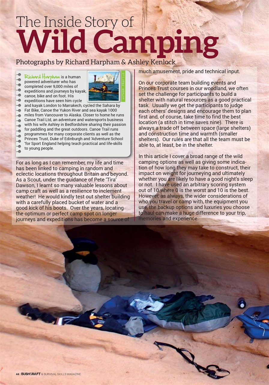 Bushcraft & Survival Skills Magazine Preview Pages