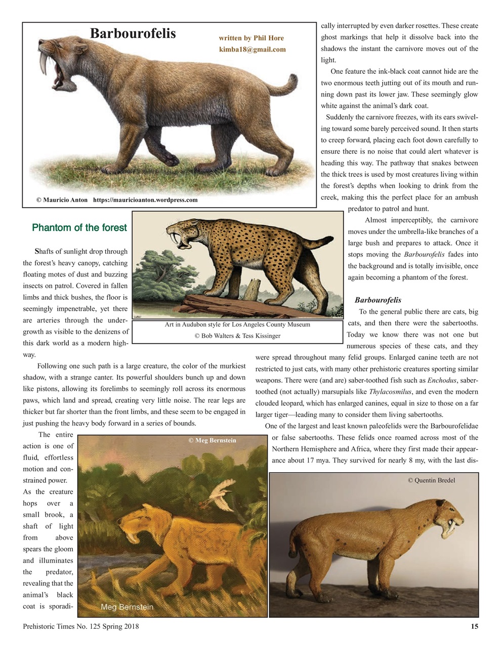 Prehistoric Times Preview Pages