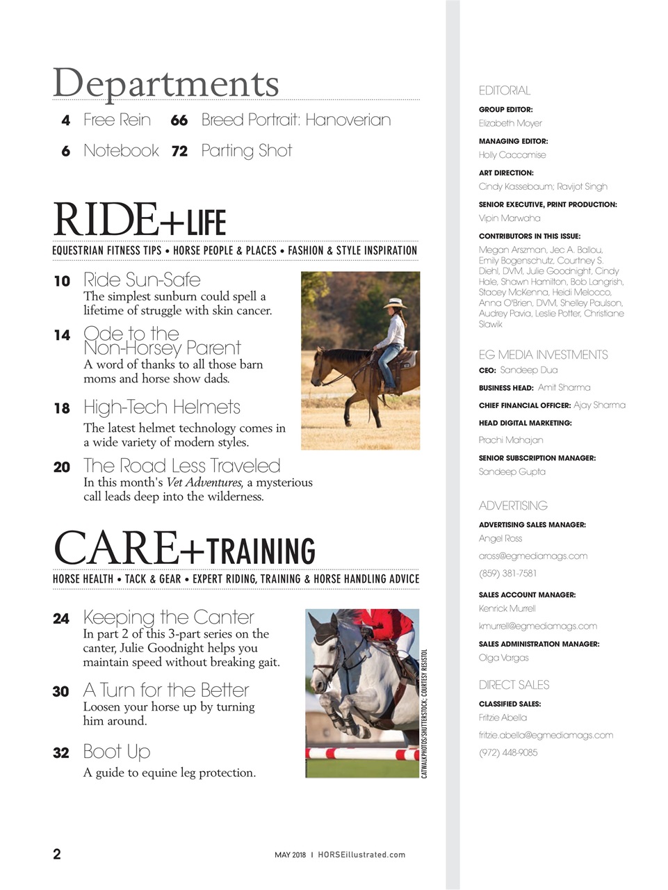 Horse Illustrated Magazine Preview Pages