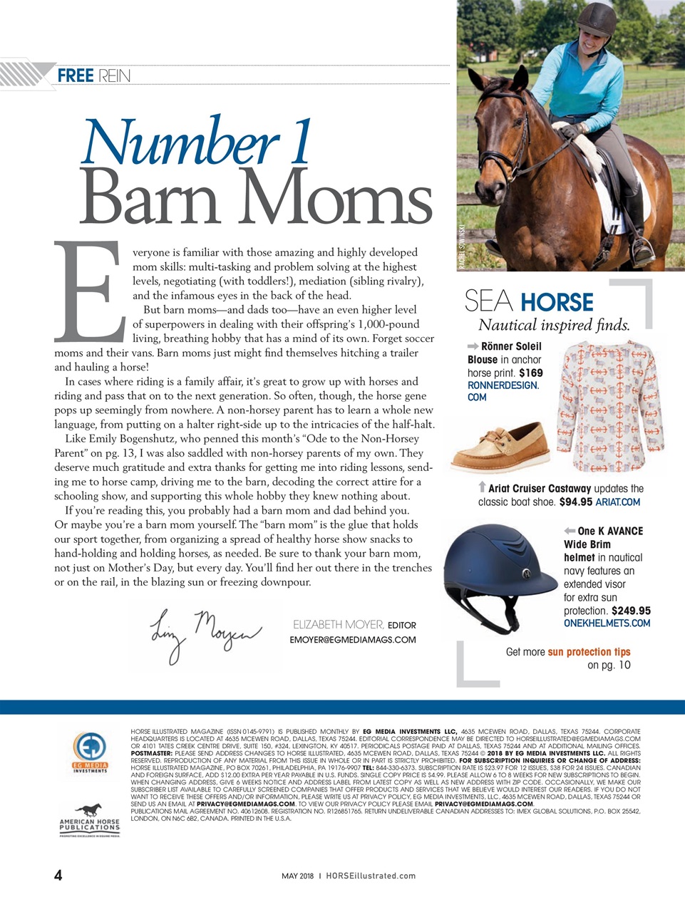 Horse Illustrated Magazine Preview Pages
