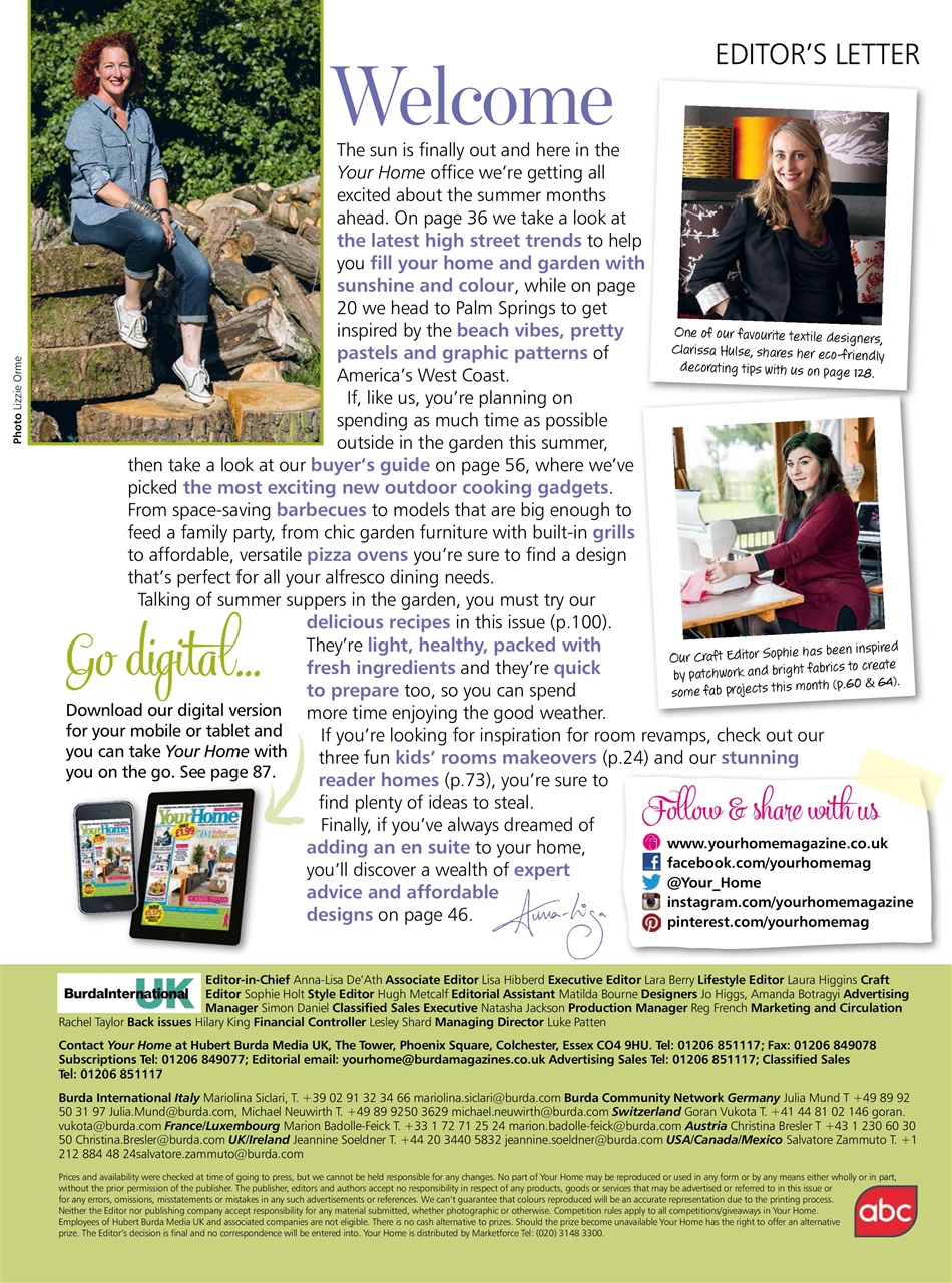 Your Home Magazine Preview Pages