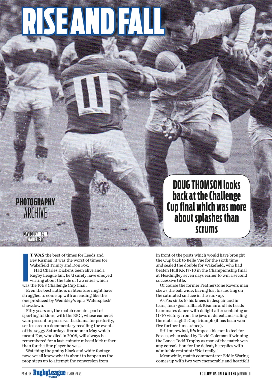 Rugby League World Preview Pages