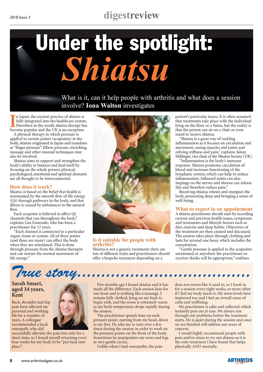 Arthritis Digest Preview Pages