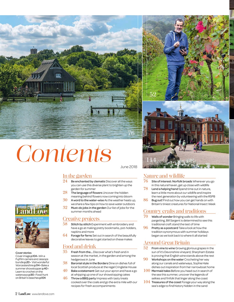 LandLove Magazine Preview Pages