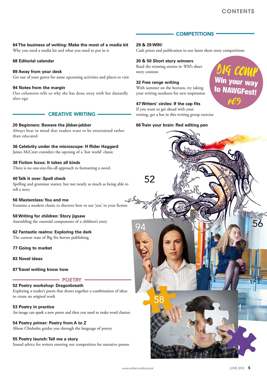 Writing Magazine Preview Pages