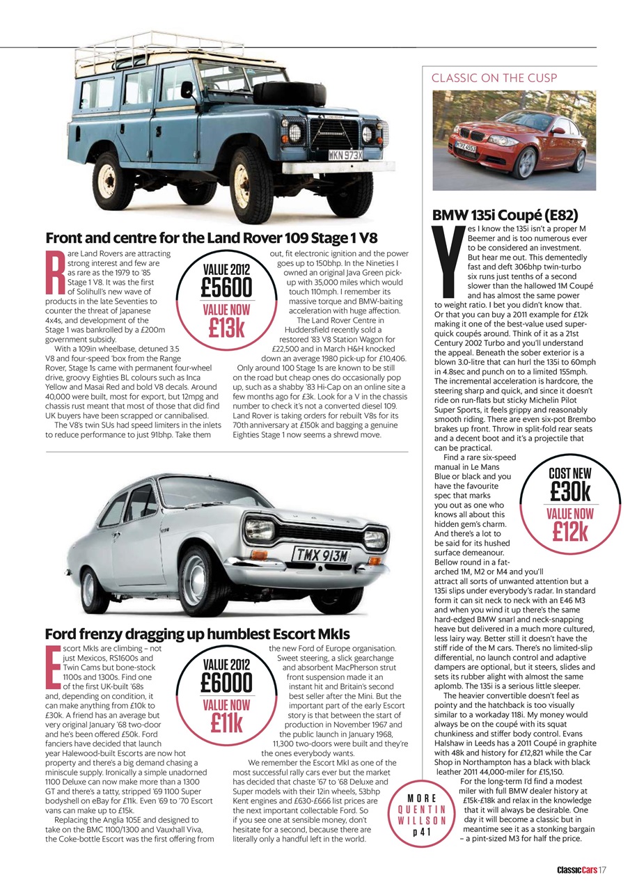 Classic Cars Preview Pages