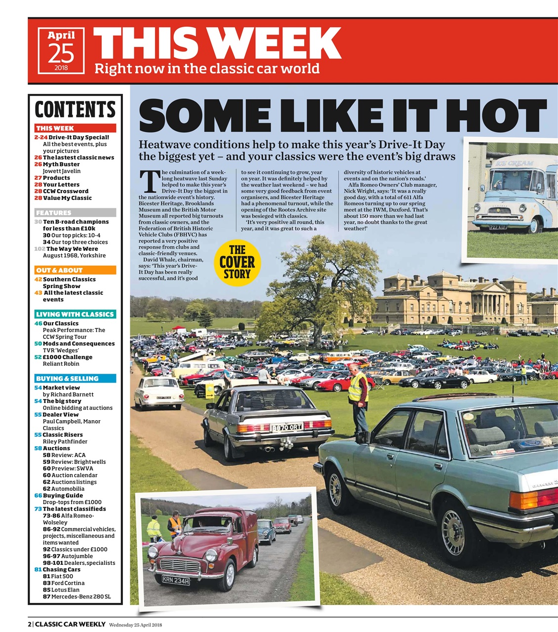Classic Car Weekly Preview Pages