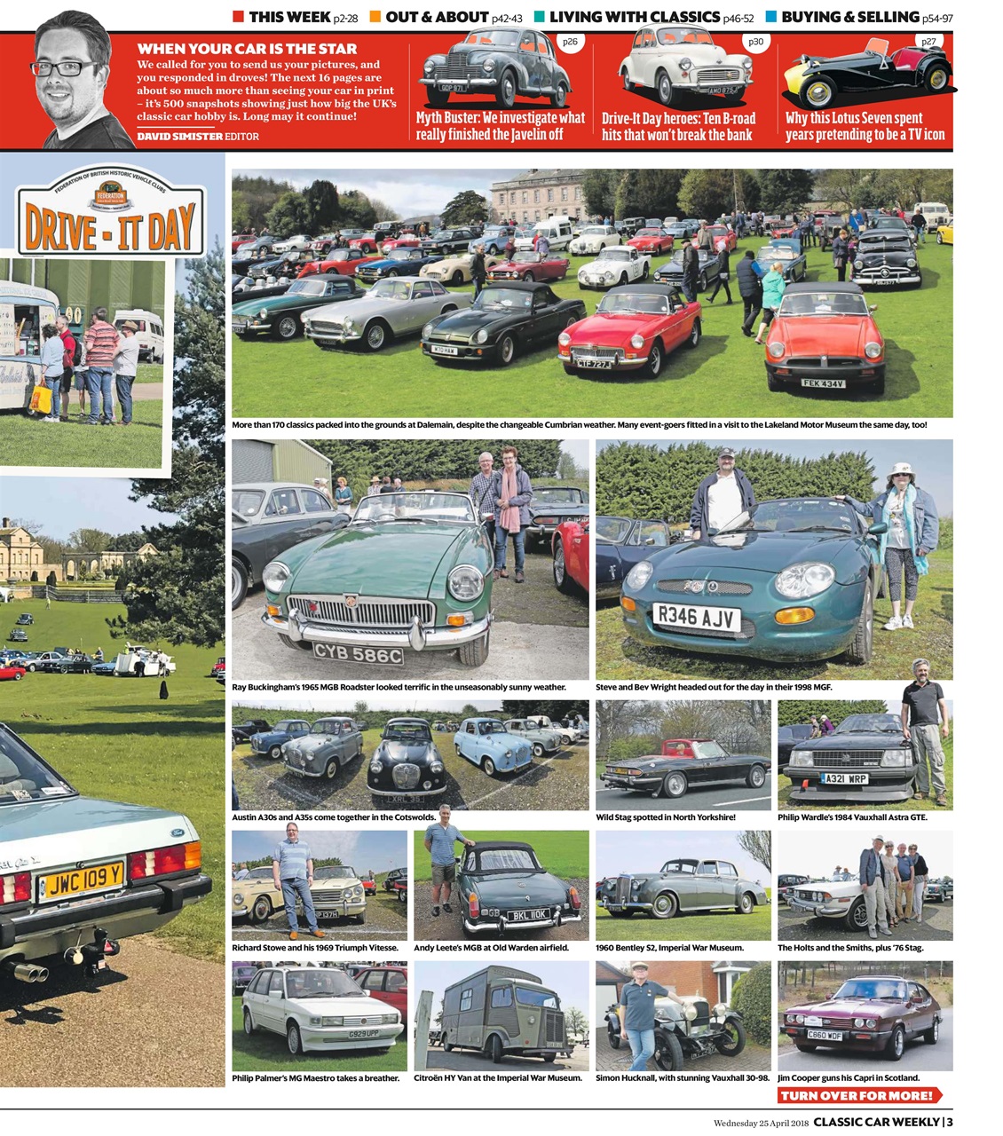 Classic Car Weekly Preview Pages