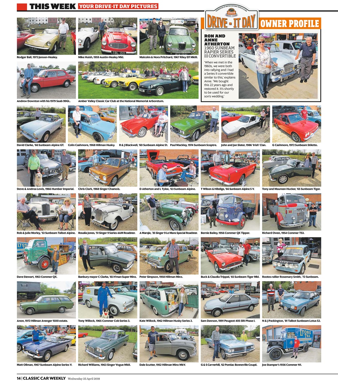 Classic Car Weekly Preview Pages