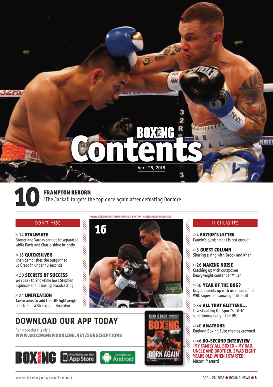 Boxing News Preview Pages