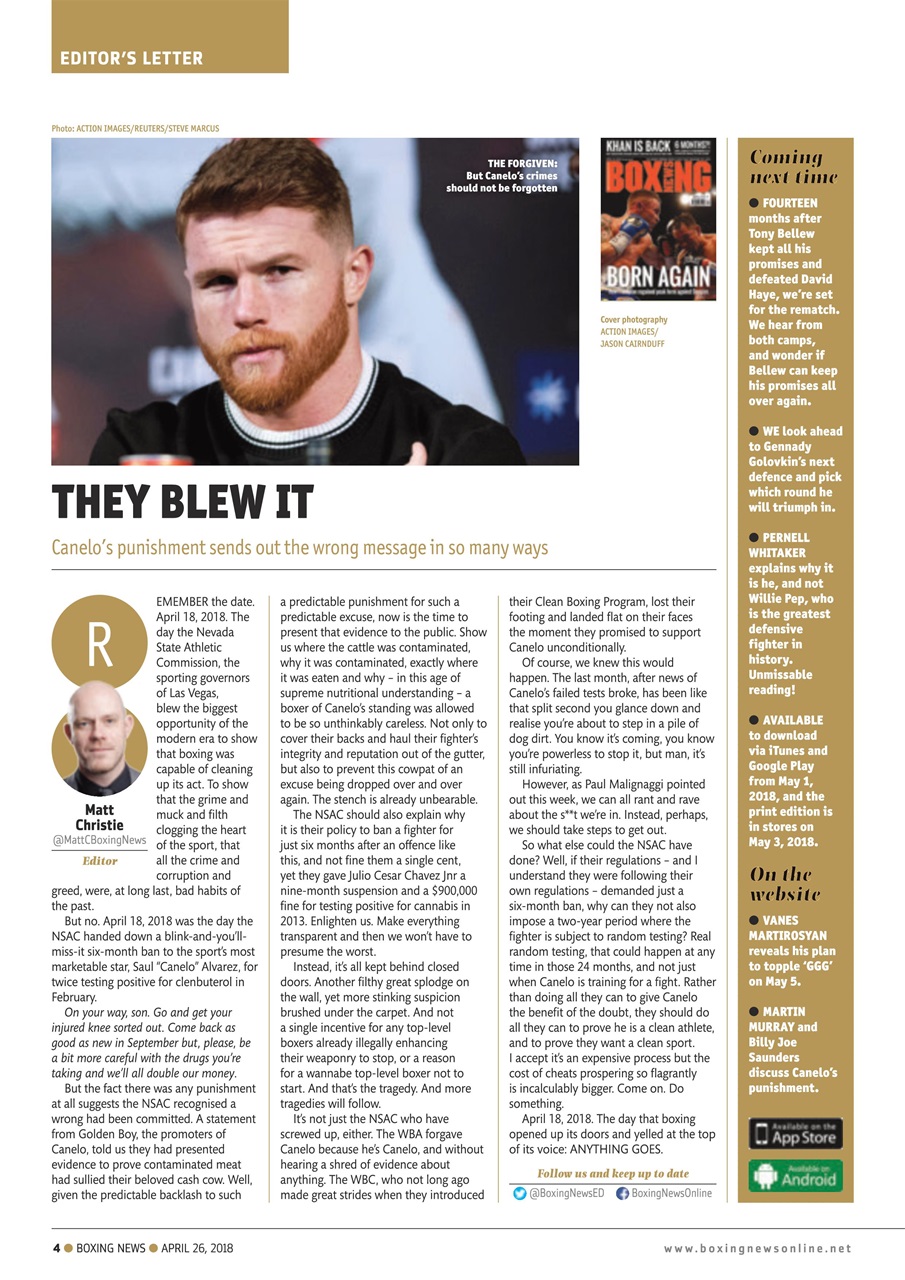 Boxing News Preview Pages