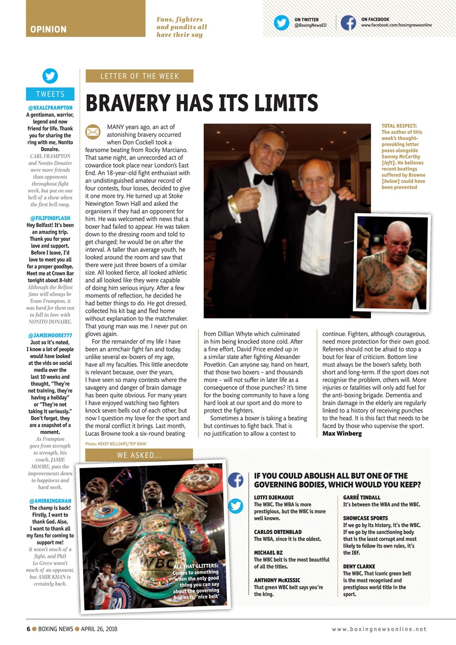 Boxing News Preview Pages