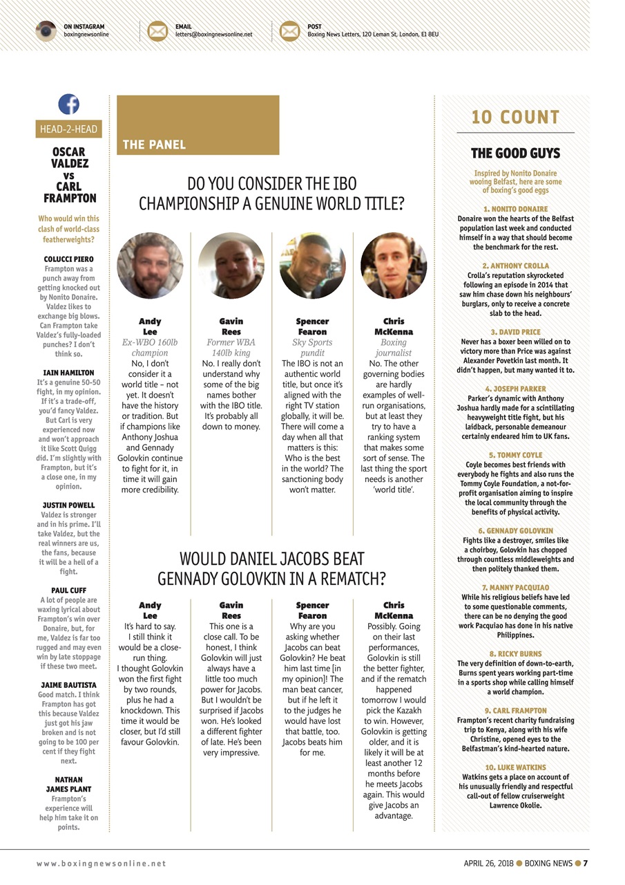 Boxing News Preview Pages