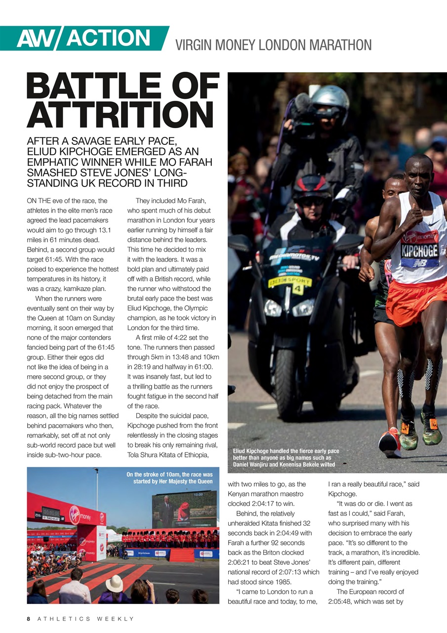 AW – Athletics Weekly Magazine Preview Pages