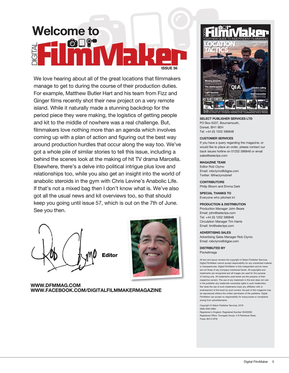 Digital FilmMaker Preview Pages