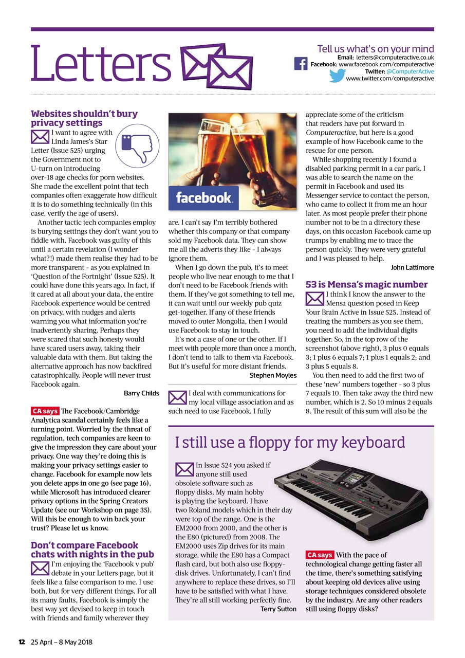 Computer Active Preview Pages