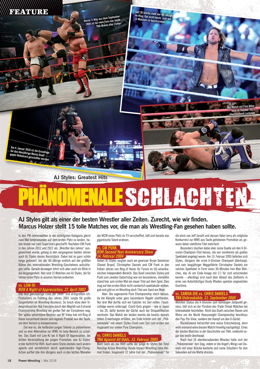 Power-Wrestling Preview Pages