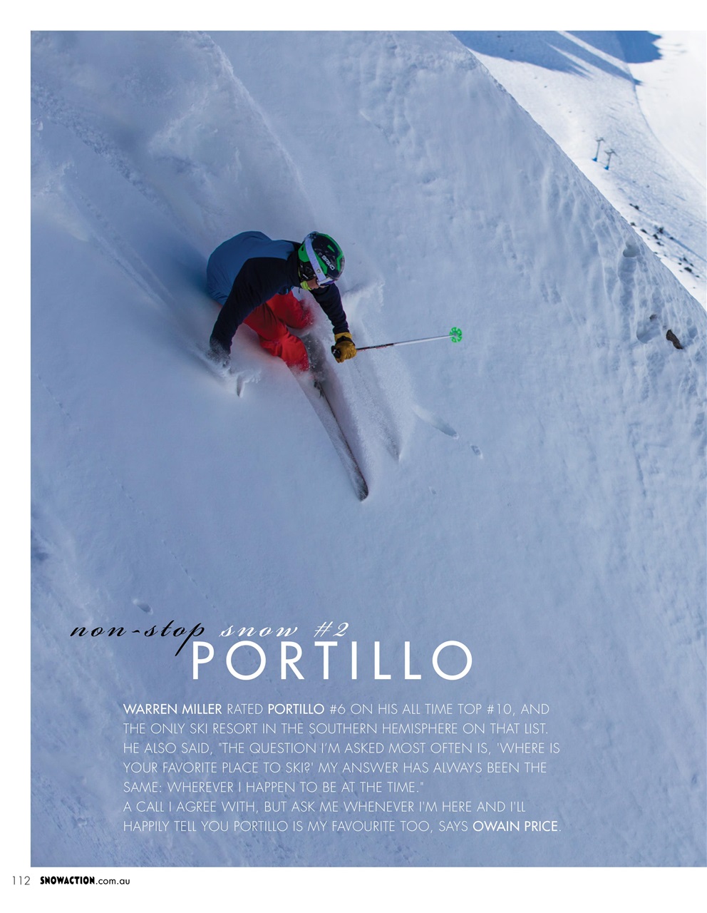 Snow Action Preview Pages