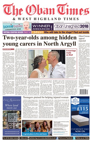 The Oban Times & Lochaber Times issue 26th April 2018