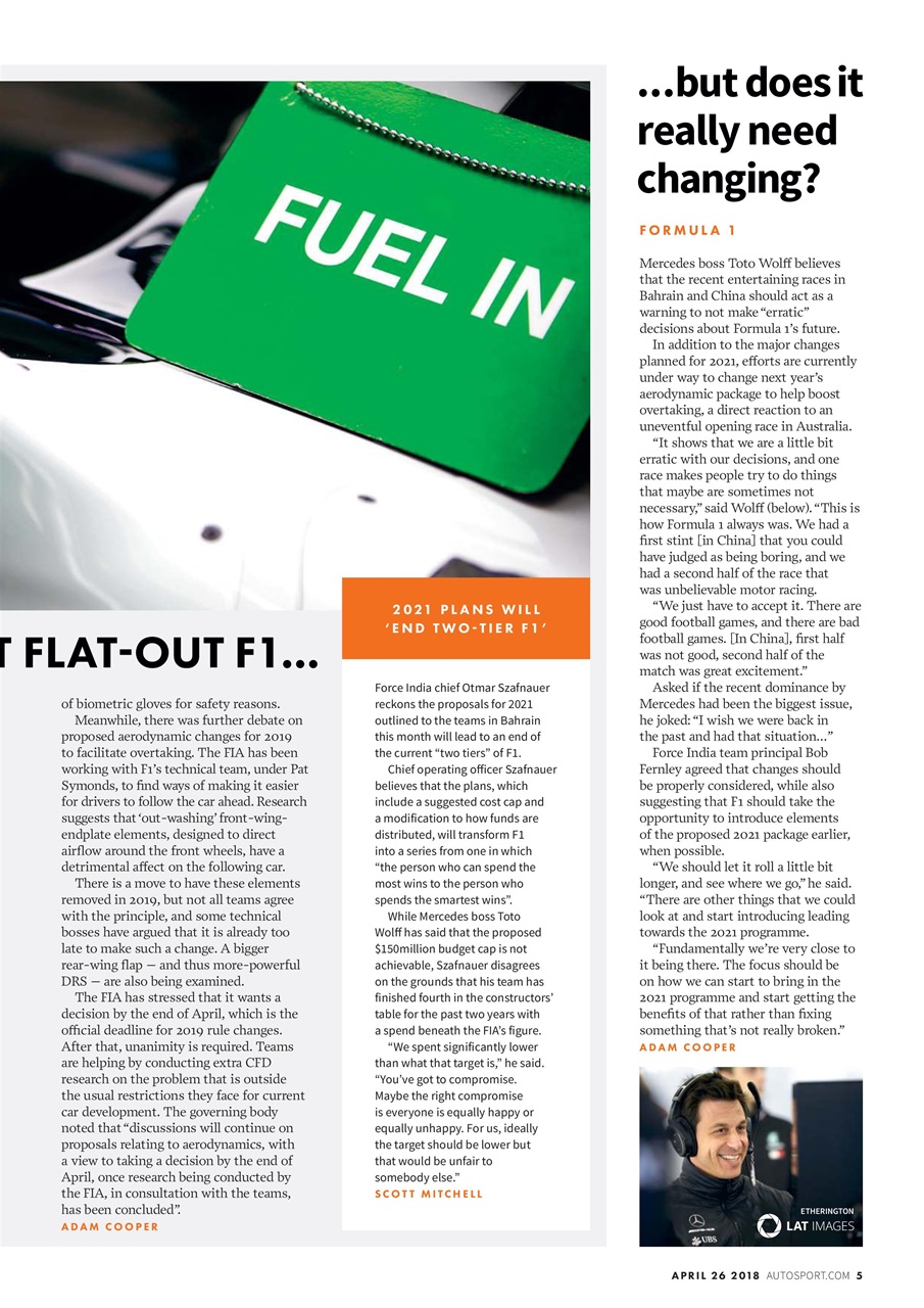Autosport Preview Pages