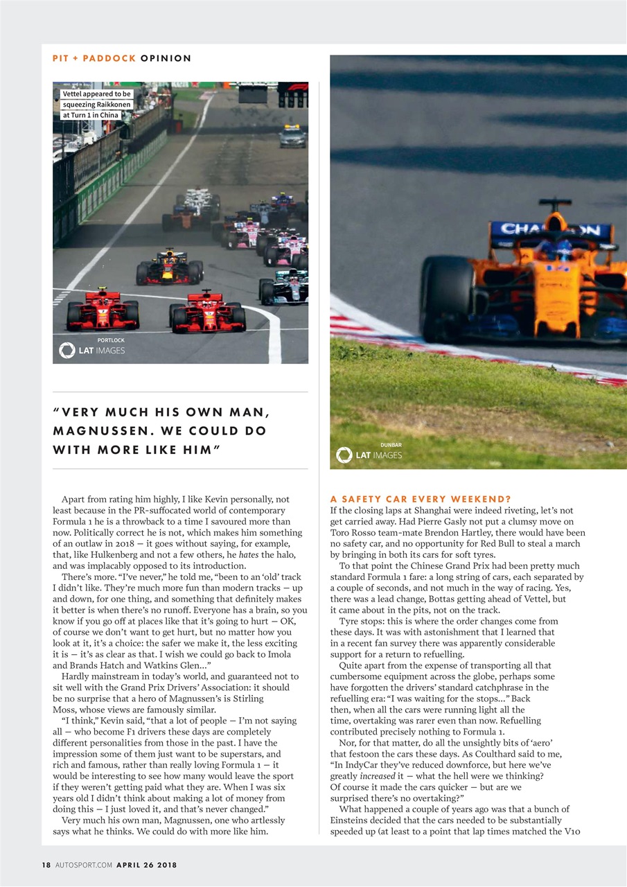 Autosport Preview Pages