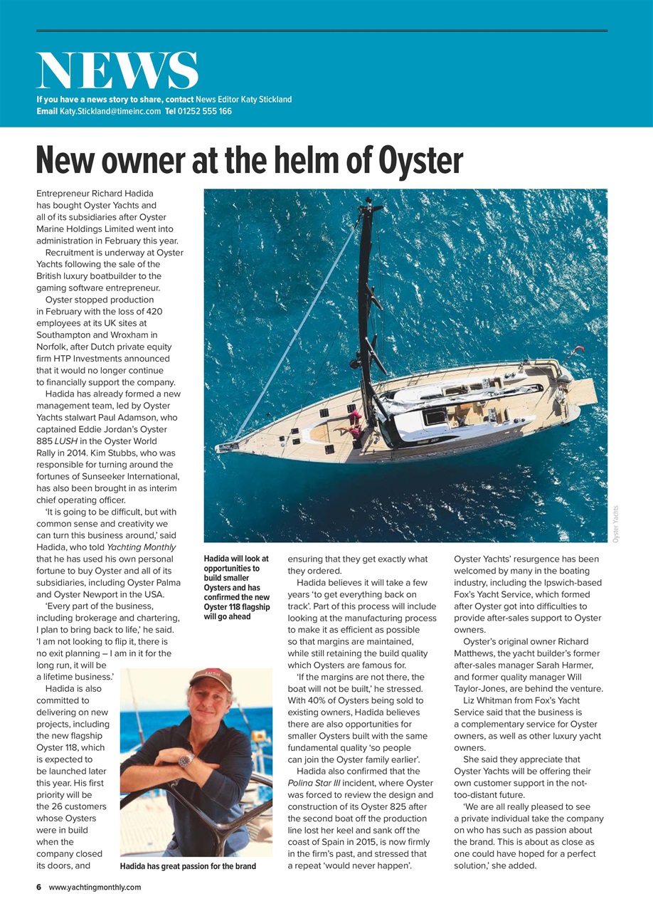 Yachting Monthly Preview Pages