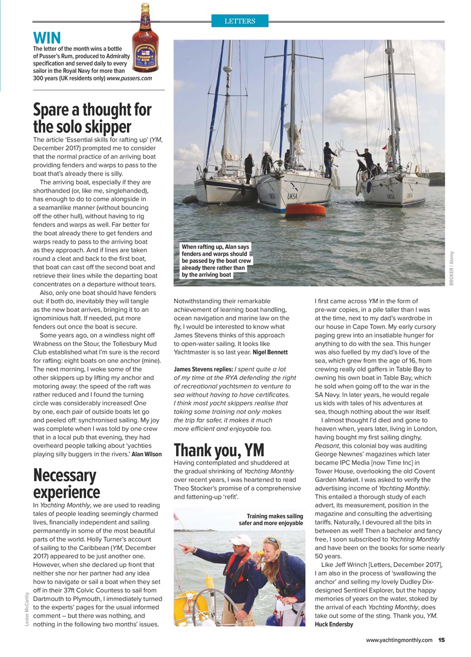 Yachting Monthly Preview Pages