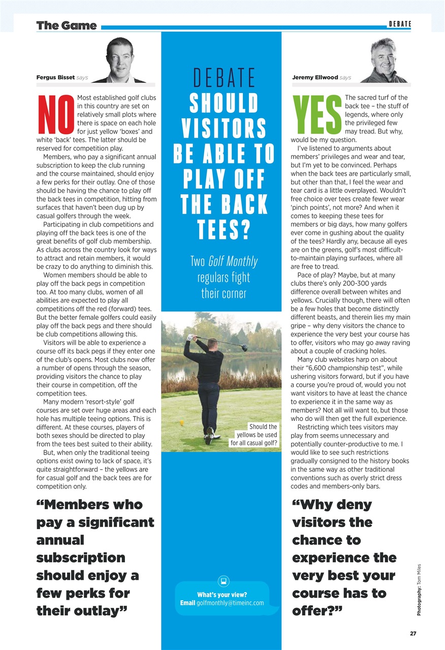 Golf Monthly Preview Pages