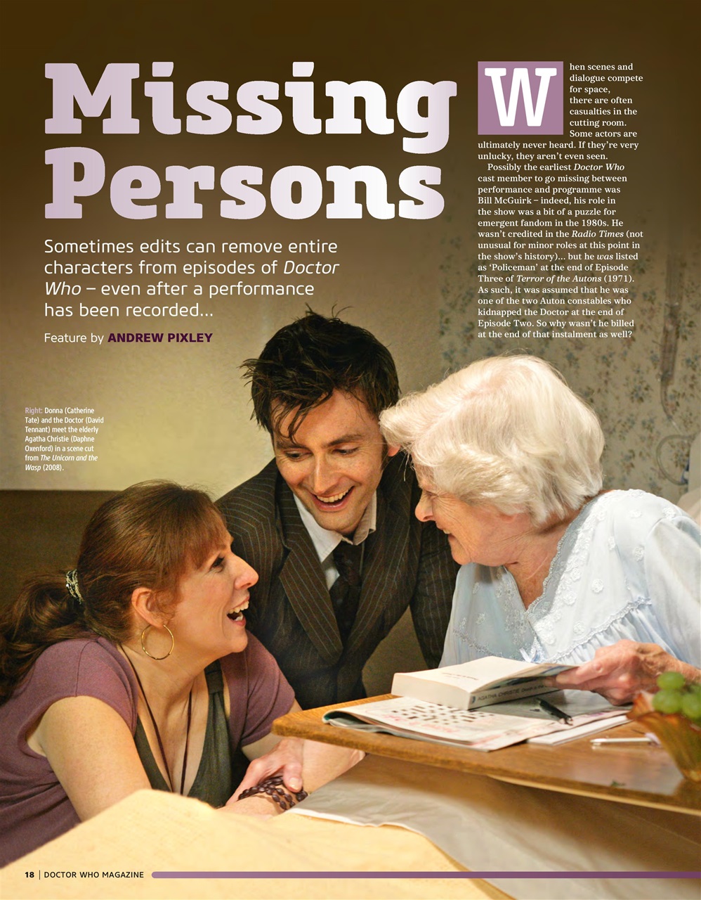 Doctor Who Magazine Preview Pages