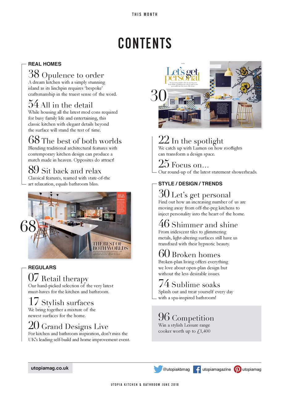 Utopia Kitchen & Bathroom Preview Pages