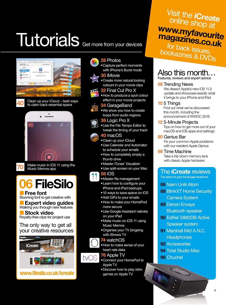 iCreate Preview Pages