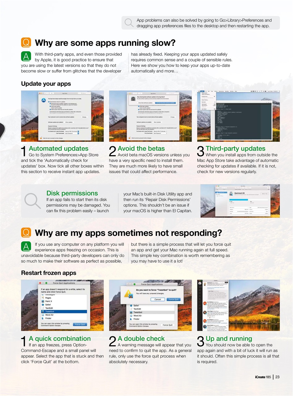 iCreate Preview Pages
