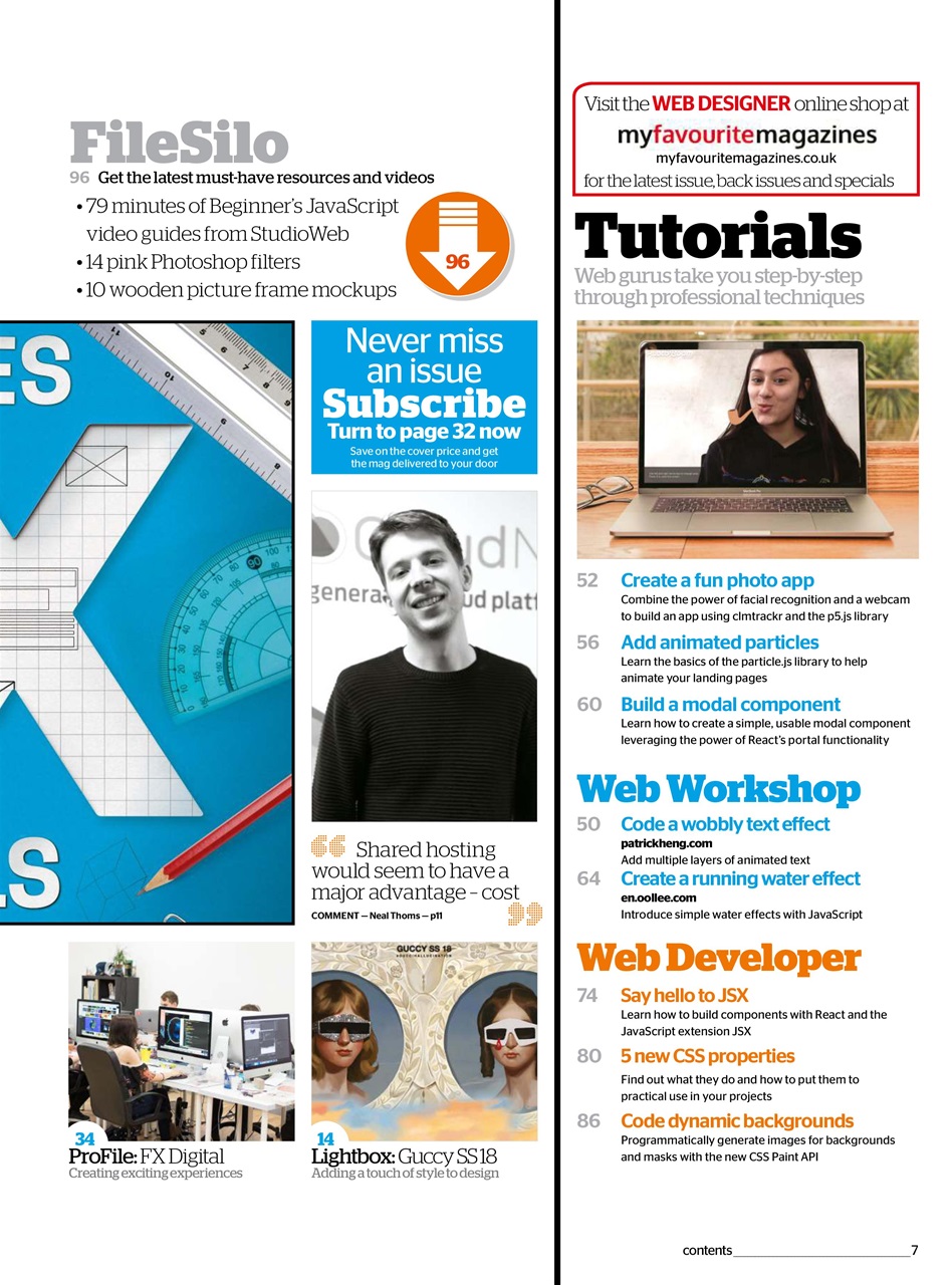 Web Designer Preview Pages