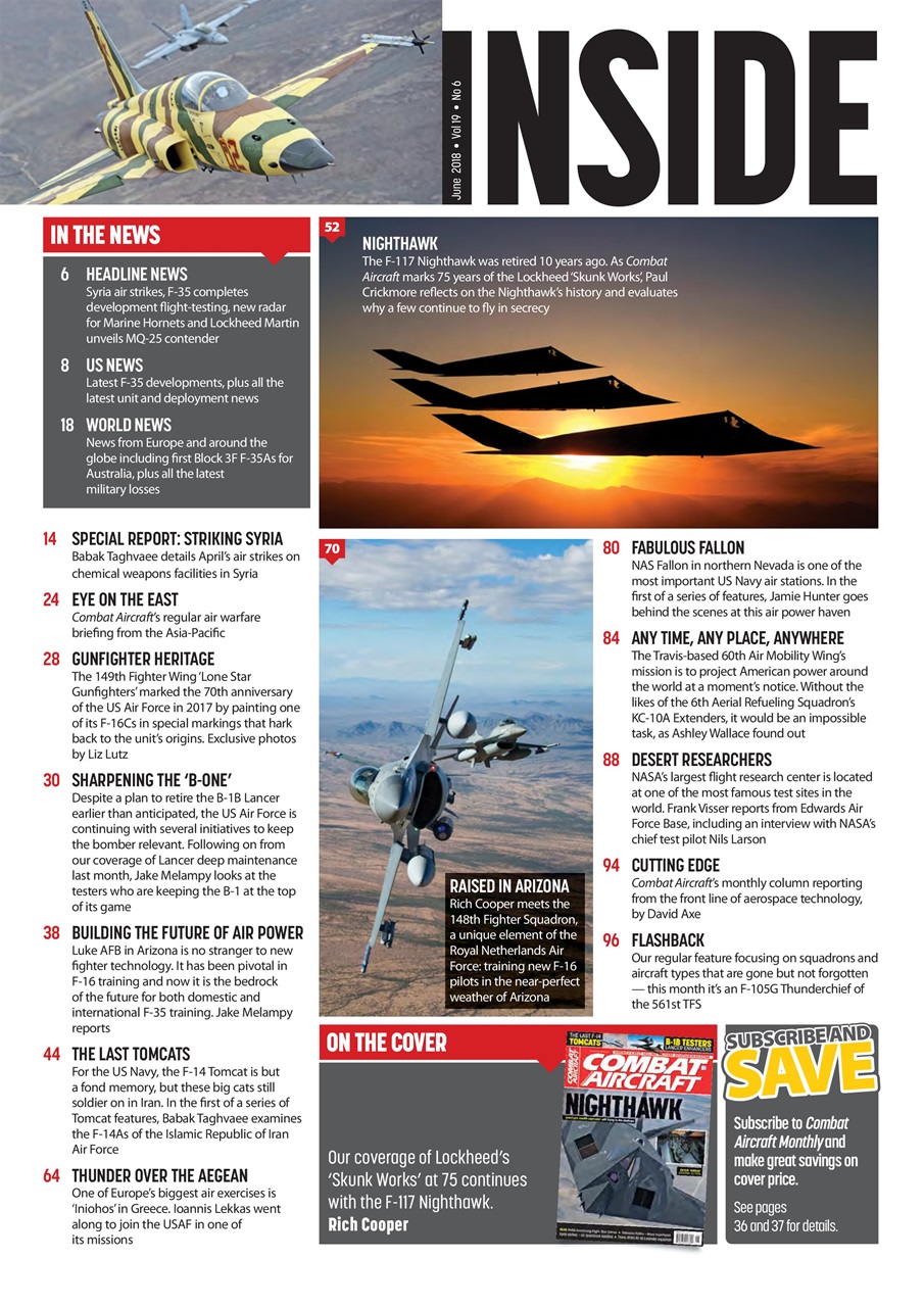 Combat Aircraft Journal Preview Pages