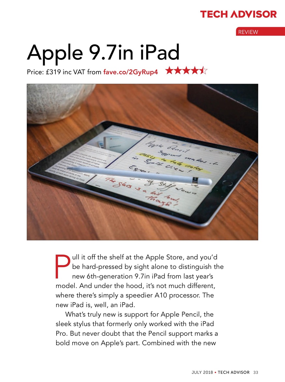 Tech Advisor Preview Pages