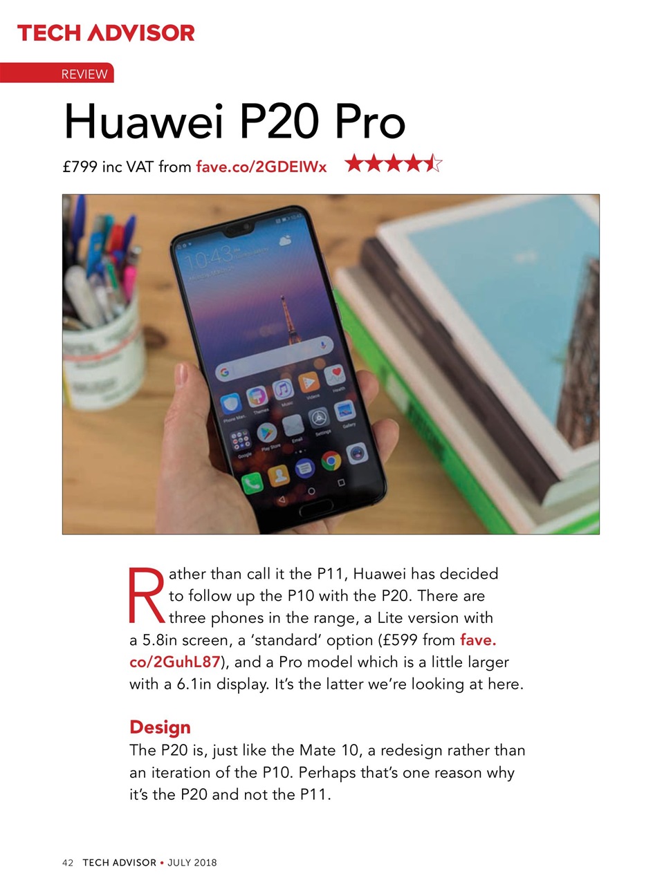 Tech Advisor Preview Pages