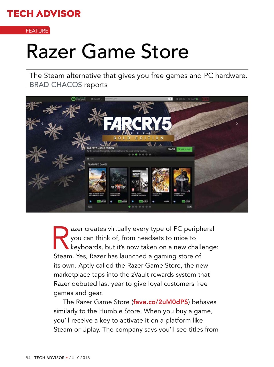 Tech Advisor Preview Pages