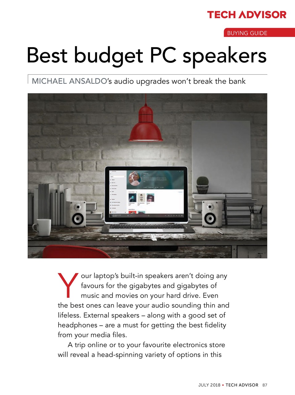 Tech Advisor Preview Pages