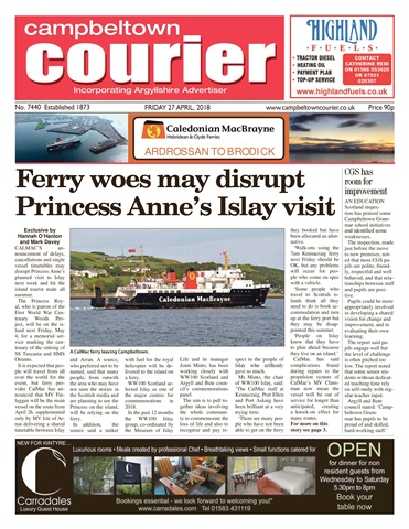 Campbeltown Courier issue 27/4/18