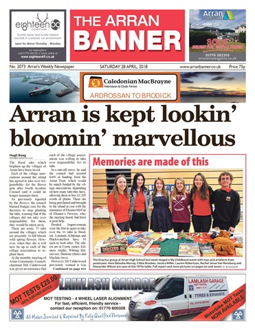 Arran Banner issue 28 April 2018