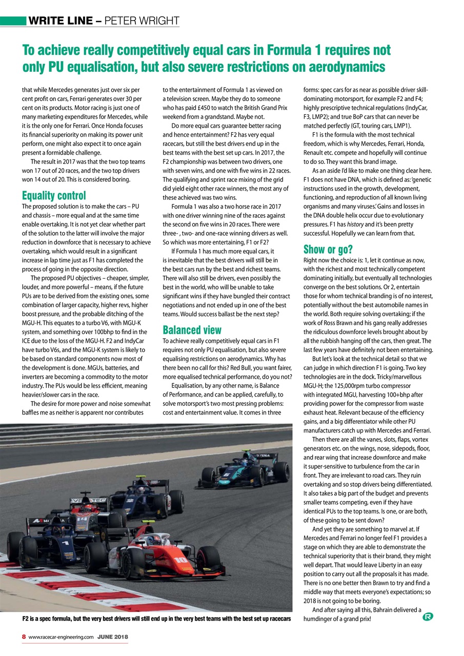 Racecar Engineering Preview Pages