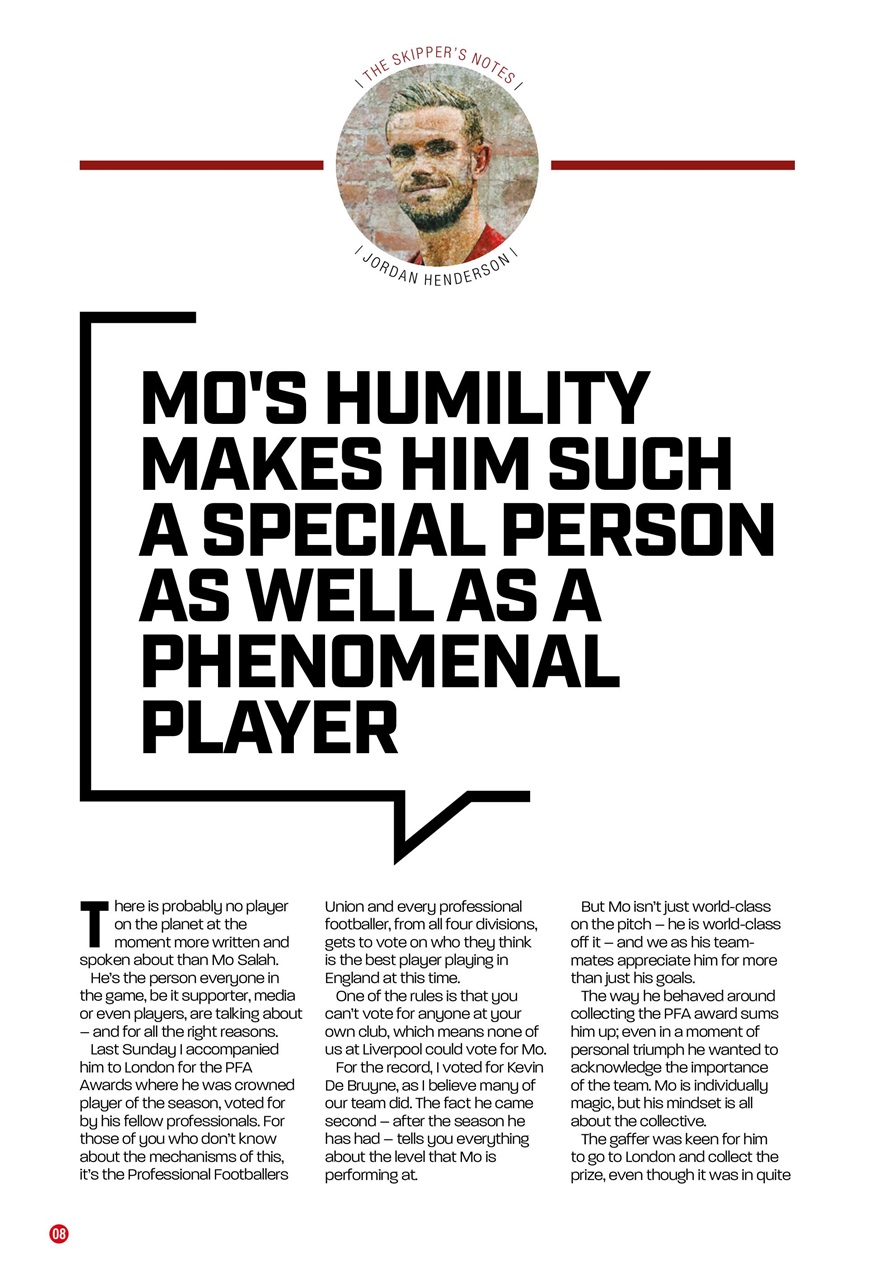 Liverpool FC Programmes Preview Pages