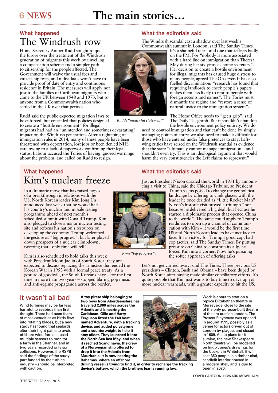 The Week Preview Pages