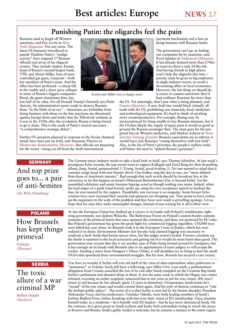 The Week Preview Pages