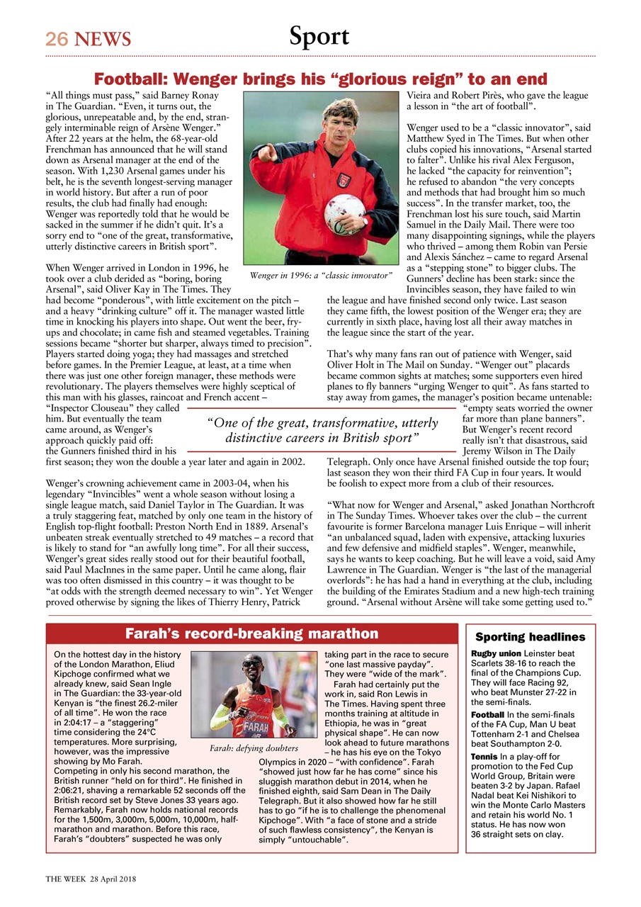 The Week Preview Pages