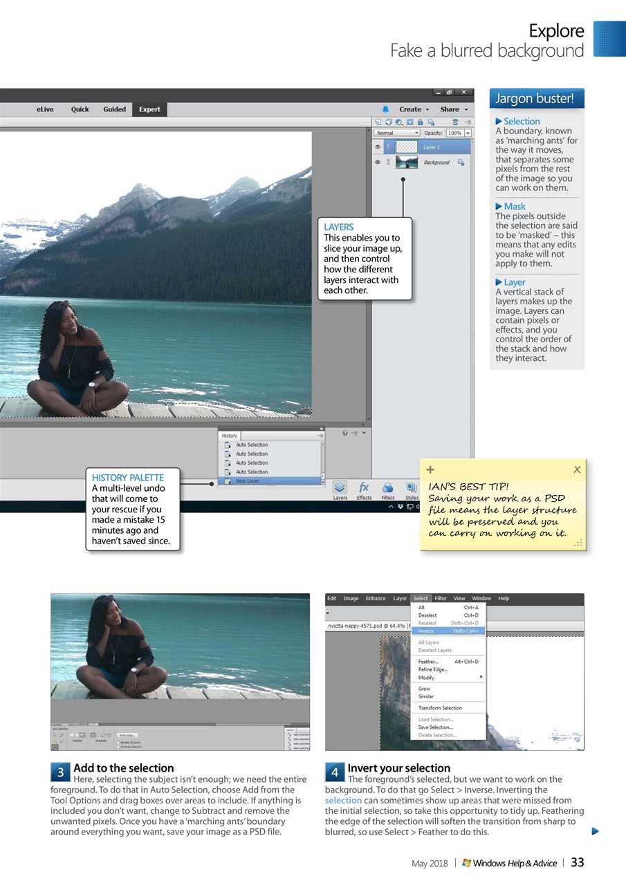Windows Help & Advice Preview Pages