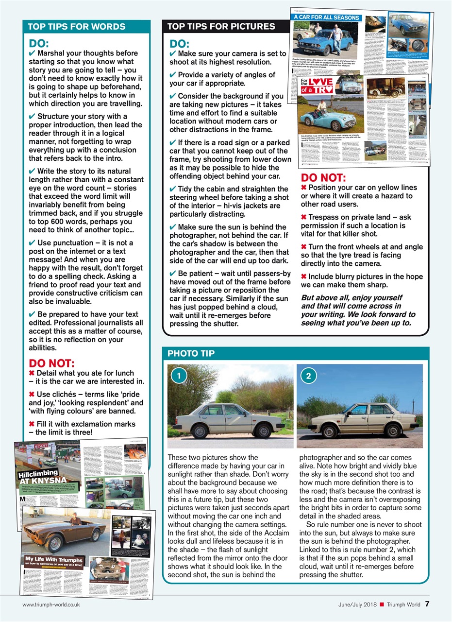 Triumph World Preview Pages