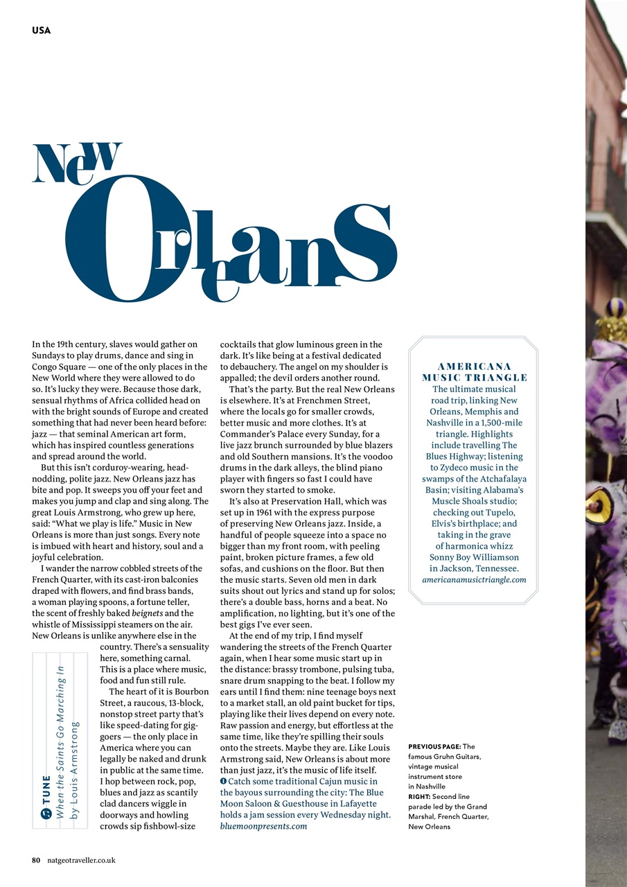 National Geographic Traveller UK Preview Pages